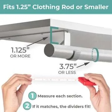 Baby Closet Dividers - Rustic Floral Design for Nursery Decor