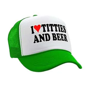 Funny Vintage Trucker Hat for Beer Lovers