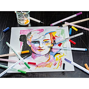 STABILO Premium Brush Pen 68 ARTY 30 Colors - Perfect for Art