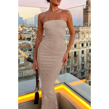 PRETTYGARDEN Women's Sexy Bodycon Summer Maxi Dress