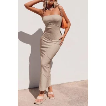 PRETTYGARDEN Women's Sexy Bodycon Summer Maxi Dress