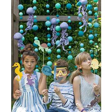 126 Pack Craft Foam Balls, 5 Sizes Including 1-2.4 Inches, White Polystyrene Smooth Round Balls, Foam Balls for Arts and Crafts, DIY Craft for Home, Supplies School Craft Project and Holiday Party