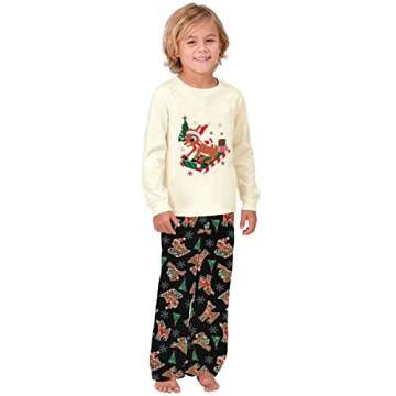 OAKFashion Christmas Pajamas Family Matching Set