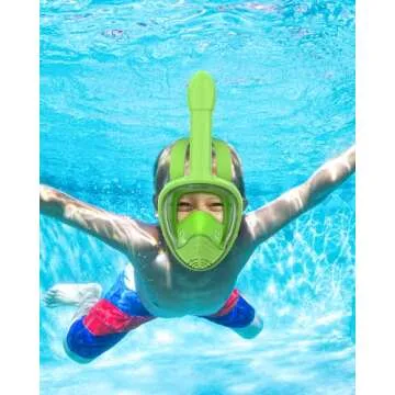 QingSong Kids Snorkel Mask Full Face - Fun & Safety for Little Explorers