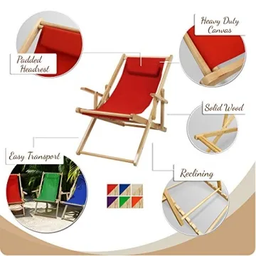 Versatile Casual Home Adjustable Sling Chair for Relaxation