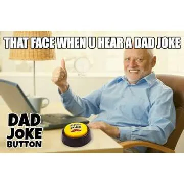 Ultimate Dad Joke Button | Fun Gift for Father's Day
