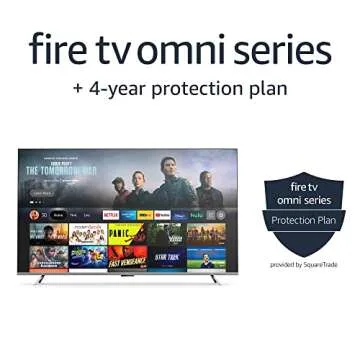 Amazon Fire TV 75" Omni Series (newest model), 4K UHD smart TV with Dolby Vision, hands-free with Alexa + 4-Year Protection Plan