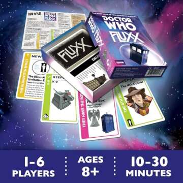 Doctor Who Fluxx Card Game - Fun & Fast-Paced