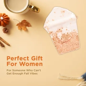 Pumpkin Spice Latte Bath Bomb Natural Relaxing Fall Scent