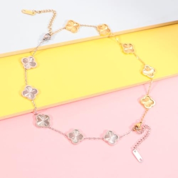 Verfimaci Clover Bracelets for Women 18K Gold Plated