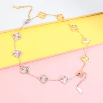 Verfimaci Clover Bracelets for Women 18K Gold Plated