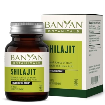 Banyan Botanicals Shilajit - Organic Mineral Supplement 90 Tablets