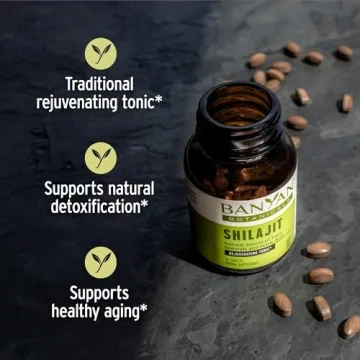Banyan Botanicals Shilajit - Organic Mineral Supplement 90 Tablets