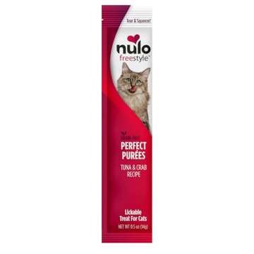 Nulo Freestyle Grain-Free Perfect Purees Premium Wet Cat Treats, Squeezable Meal Topper for Felines,...
