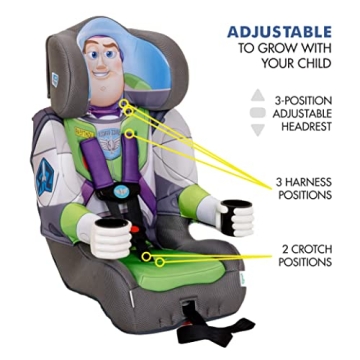 Buzz Lightyear 2-in-1 Car Seat for Toddlers and Kids