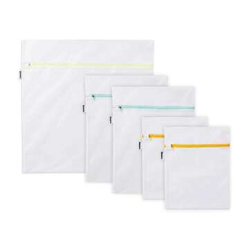 Mamlyn Mesh Laundry Bag for Delicates, Wash Bag for Underwear and Lingerie, Makeup Organizer Bag (1 ...