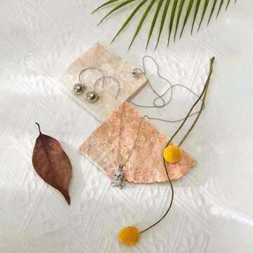 3PCS Original Design Product Photography Background Props Waterproof Hard Natural Crystal Cube Props for Photoshoot (White Pink)