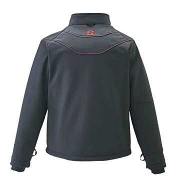 Striker Men's Climate G2 Lightweight Windproof Water-Resistant Breathable Outdoor Ice Fishing Softshell Jacket, Black, Medium