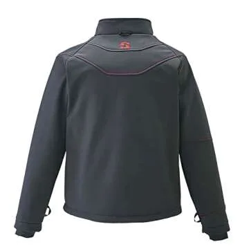 Striker Men's Climate G2 Lightweight Windproof Water-Resistant Breathable Outdoor Ice Fishing Softshell Jacket, Black, Medium