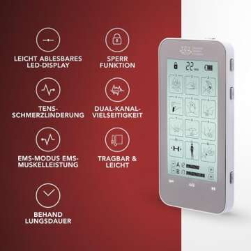 Deluxe TENS Unit: Non-Invasive Pain Relief Device
