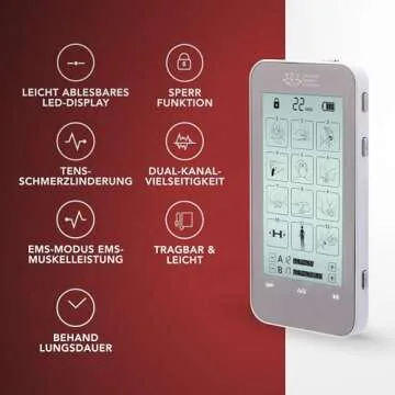 Deluxe TENS Unit: Non-Invasive Pain Relief Device