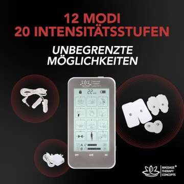 Deluxe TENS Unit: Non-Invasive Pain Relief Device