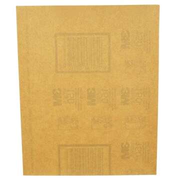 3M Aluminum Oxide Sandpaper, 5 Sheets, Assorted Grit 100-150-220, 9-in x 11-in, Multi-Purpose Abrasive Sanding Paper, For General Purpose Sanding On Paint, Wood and Metal (9005NA)