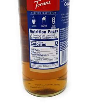 Torani Sugar-Free Caramel Syrup for Guilt-Free Flavor