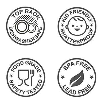 KLIFA- NICE- 14.7 & 20 ounce, Set of 8, Acrylic Tumbler & Highball Drinking Glasses, BPA-Free, Stackable Plastic Drinkware, Dishwasher Safe Cups, Gray