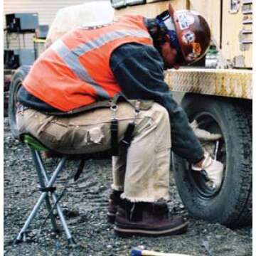 Travel Chair Slacker Tripod Chair for Camping, Lightweight Chair, Adjustable Carry Strap for Easy Tr...