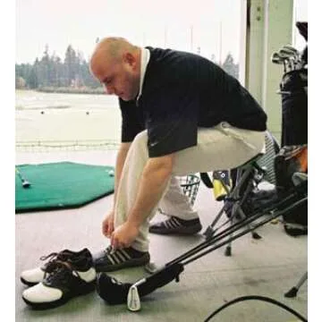 Travel Chair Slacker Tripod Chair for Camping, Lightweight Chair, Adjustable Carry Strap for Easy Transport | Oversized Duck Feet for Improved Stability | Perfect for Outdoor Adventures (Blue)