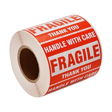 9527 Fragile Stickers - 500 Labels for Safe Handling