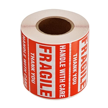 Fragile Stickers - 500 Labels for Safe Shipping