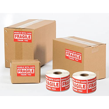 Fragile Stickers - 500 Labels for Safe Shipping