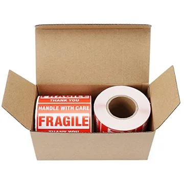 Fragile Stickers - 500 Labels for Safe Shipping