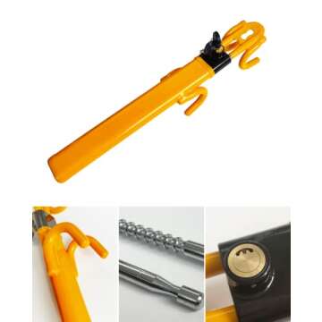 Dodomes Steering Wheel Lock - Secure Your Vehicle Today!