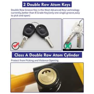 Dodomes Steering Wheel Lock - Secure Your Vehicle Today!