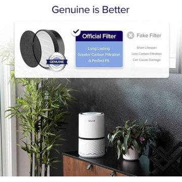LEVOIT LV-H132 Air Purifier Replacement Filter, 3-in-1