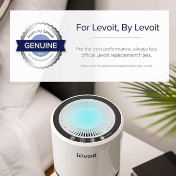 LEVOIT LV-H132 Air Purifier Replacement Filter, 3-in-1