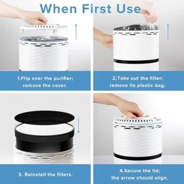 LEVOIT LV-H132 Air Purifier Replacement Filter, 3-in-1