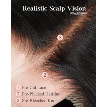 MEGALOOK 230% Density Bob Wig - Glueless & Natural