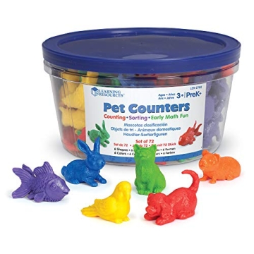 Learning Resources Domestic Pets Counters for Fun Learning