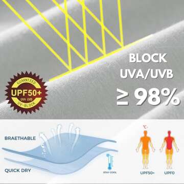 Willit Women's Long Sleeve Cotton Swim Cover Up UPF 50+ SPF Dress Hooded with Pockets Sun Protection Beach Coverup Light Gray M