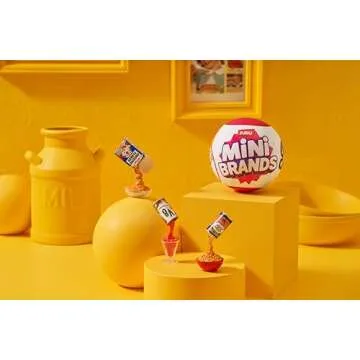 Mini Brands Retro 2 Pack Capsule with 60+ Mystery Mini's to Collect, Real Licenses, Rare Collectibles, Blind Pack, Ages 3+