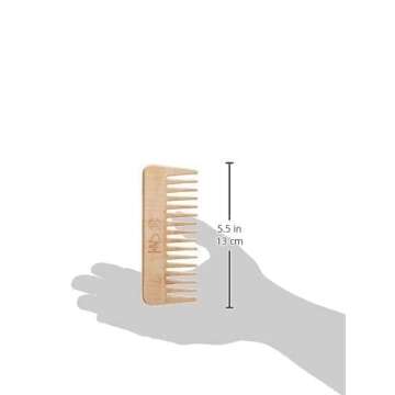 The Body Shop 1094667 Detangling Comb, Bamboo, 5.5", 0.001 Oz