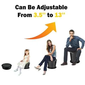 YIZHOR Portable Toilet for Adults, Camping, Boat, Travel, Foldable, Outdoor, Emergency, Restroom, Kids, White, Plastic, Matte Finish