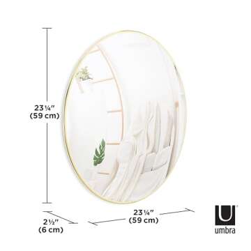 Umbra Convexa Wall Mirror 23 Inches