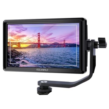 FEELWORLD FW568 V3 6 inch On-Camera Field Monitor, 3D LUT, for DSLR Camera, 1920x1080, HDMI Input/Ou...