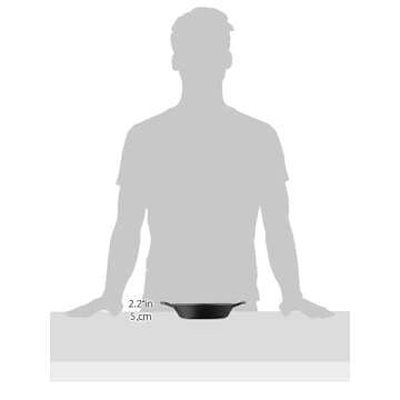 Lodge 8 Inch Pre-Seasoned Cast Iron Skillet - Dual Assist Handles - Use in the Oven, on the Stove, on the Grill, or Over a Campfire - Black