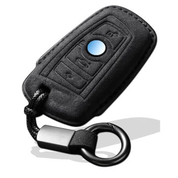 Xmzaimy for BMW Key Fob Cover with Keychain Fit for BMW 1 2 3 4 5 6 7 X1 X3 X4 M2 M3 M4 M5 M6 Series...